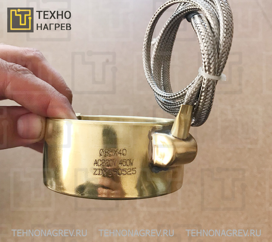 Латунный нагреватель сопловый кольцевой от производителя Технонагрев